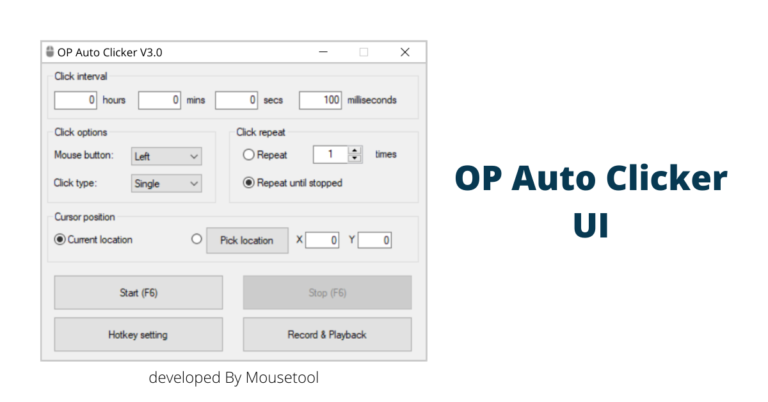 OP Auto Clicker 3.0 & 4.0  Download Latest Version [100% Safe]